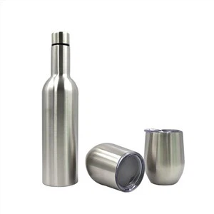 Conjunto de garrafa térmica de aço inoxidável para vinho